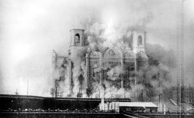 Destruction of Cathedral of Christ the Saviour, 1931